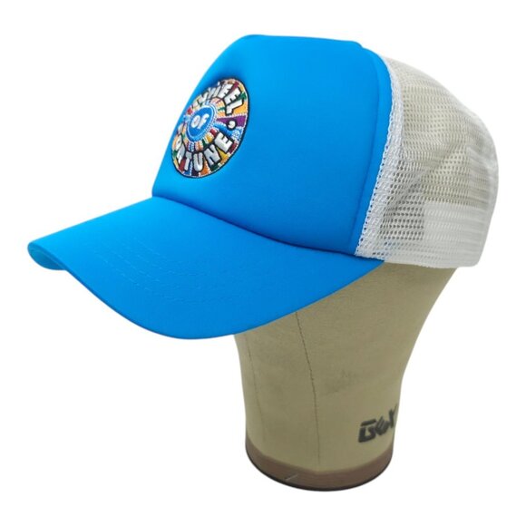 Wheel Of Fortune Mesh Snapback Cap Trucker Foam Embroidered Logo Baseball Hat - Picture 2 of 13
